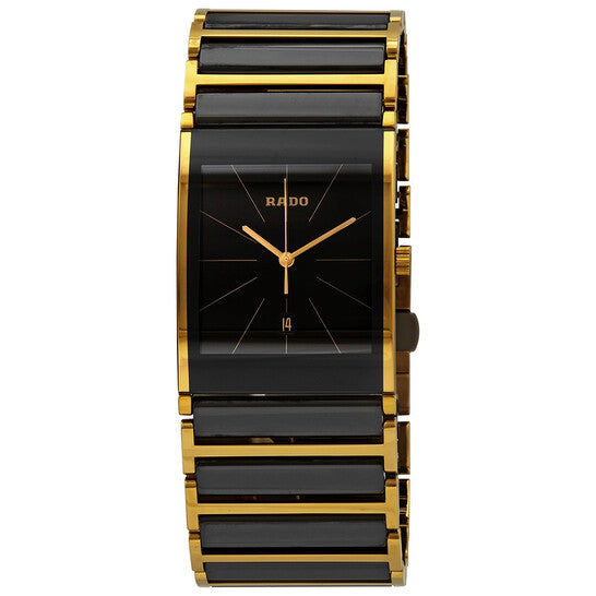 Rado, Integral Quartz Black Dial Men's Watch