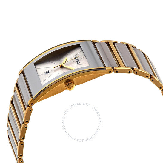 Rado, Integral Quartz Silver Dial Men's Two Tone Watch
