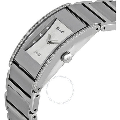 Rado, Integral Silver Dial Diamond Ladies Watch