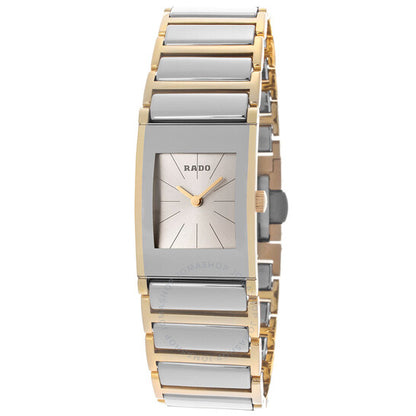 Rado, Integral Silver Dial Ladies Watch
