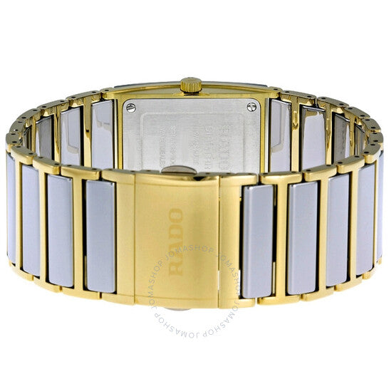 Rado, Integral Silver Dial Two Tone Ceramic Unisex Watch