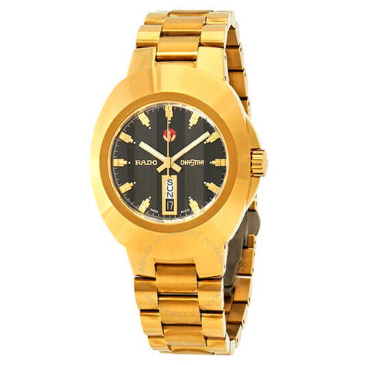 رادو، ساعة رجالية أوتوماتيكية أصلية جديدة بمينا أسود