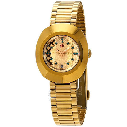 Rado, The Original Automatic Gold Dial Ladies Watch