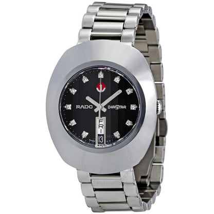 Rado, Original Diastar Black Dial Diamond Men's Watch