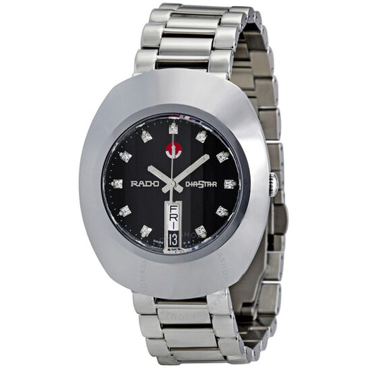 Rado, Original Diastar Black Dial Diamond Men's Watch