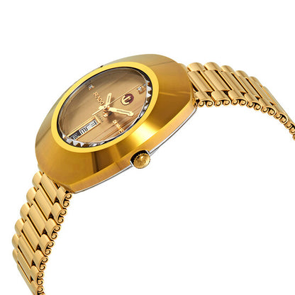 رادو، ساعة رجالية أصلية من الذهب الأصفر، مقاس L