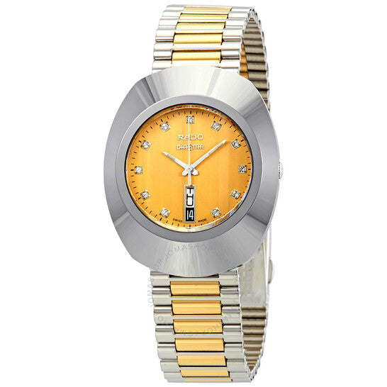 Rado, Original Yellow Gold Dial Two-tone Ladies Watch
