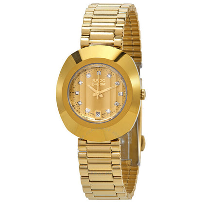 Rado, Original Yellow Gold Dial Ladies Watch