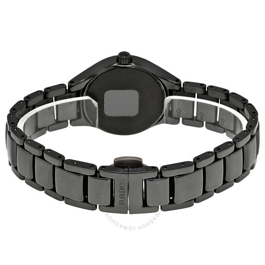 رادو، ساعة نسائية بمينا أسود سيراميكي أسود