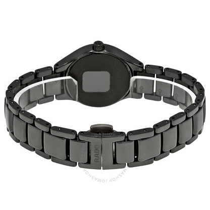 رادو، ساعة نسائية بمينا أسود سيراميكي أسود