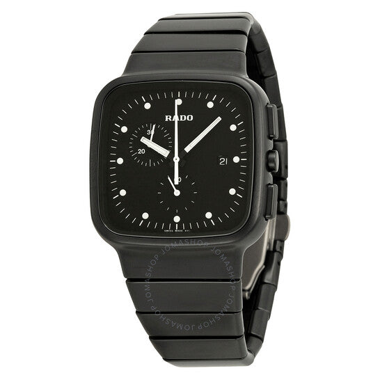 Rado, R5.5 Chronograph Black Dial Black Ceramic Men's Watch