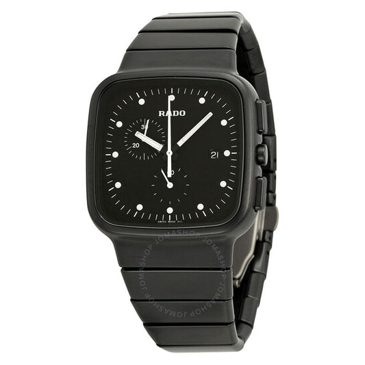 Rado, R5.5 Chronograph Black Dial Black Ceramic Men's Watch