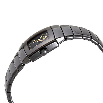 Rado, Sinatra Quartz Black Dial Ladies Watch