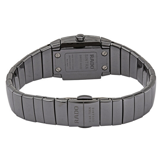 Rado, Sinatra Quartz Black Dial Ladies Watch