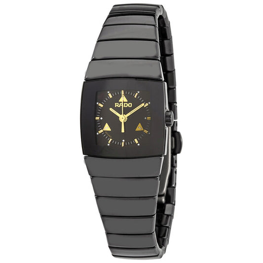 Rado, Sinatra Quartz Black Dial Ladies Watch