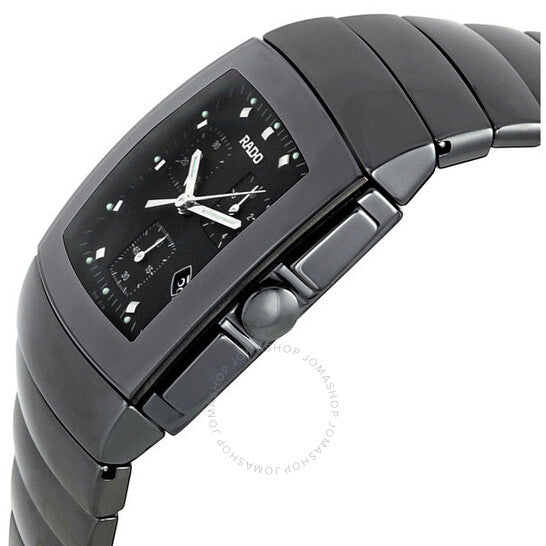 رادو، ساعة سينترا كرونوغراف سوداء للرجال