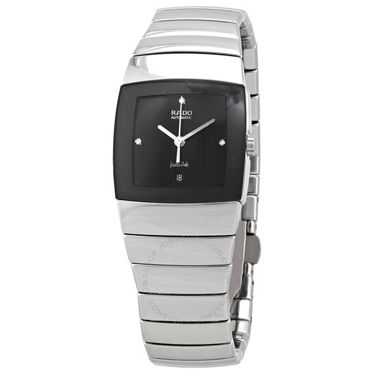 Rado, Sintra Jubile Automatic Diamond Black Dial Ladies Watch