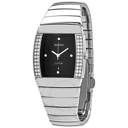 Rado, Sintra Jubile Quartz Diamond Black Dial Ladies Watch