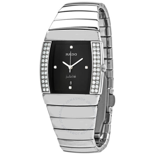Rado, Sintra Jubile Quartz Diamond Black Dial Ladies Watch