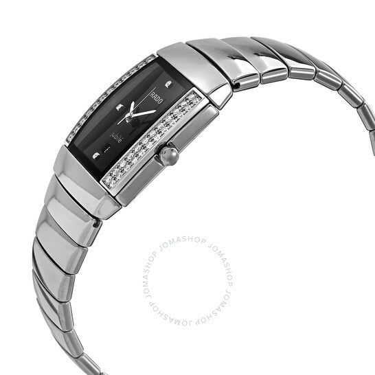 Rado, Sintra Jubile Quartz Diamond Black Dial Ladies Watch