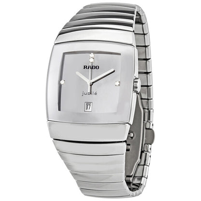 Rado, Sintra Jubile Silver Dial Platinum Ceramic Men's Watch