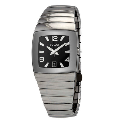 Rado, Sintra Platinum-tone Ceramic Black Men's Watch
