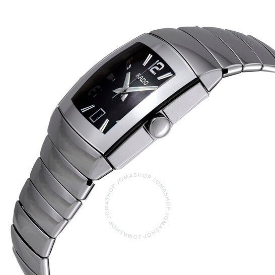 Rado, Sintra Platinum-tone Ceramic Black Men's Watch