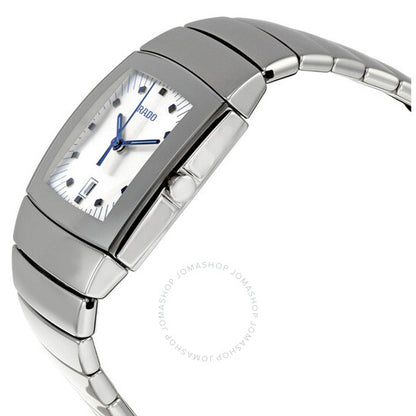 Rado, Sintra Silver Dial Platinum Ceramic Ladies Watch