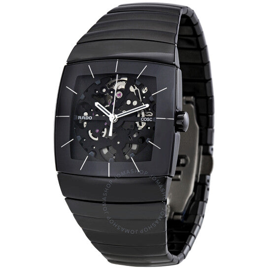Rado, Sintra Skeleton Dial Black Ceramic Men's Watch