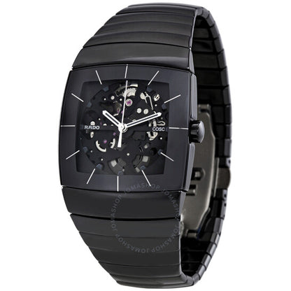 Rado, Sintra Skeleton Dial Black Ceramic Men's Watch