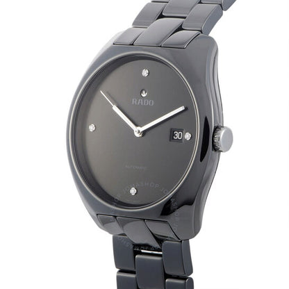 Rado, Specchio Automatic Diamond Black Dial Men's Watch