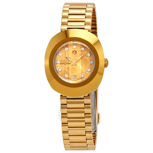 Rado, The Original Automatic Gold Dial Ladies Watch