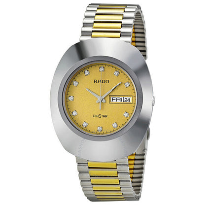 Rado, The Original Quartz Gold Dial Men's Watch