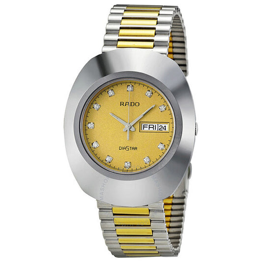 Rado, The Original Quartz Gold Dial Men's Watch