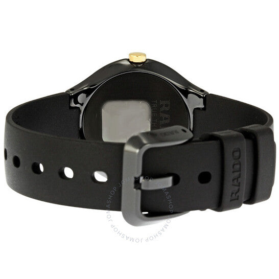 Rado, Thinline Black Ceramic Ladies Watch