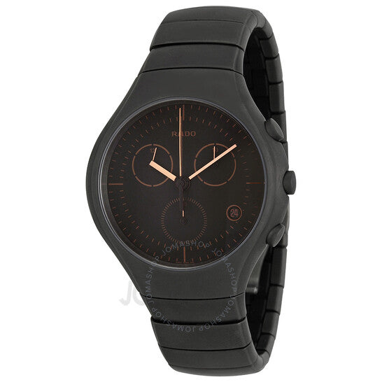 ساعة رادو كرونوغراف كوارتز ترو مينا رمادية للرجال