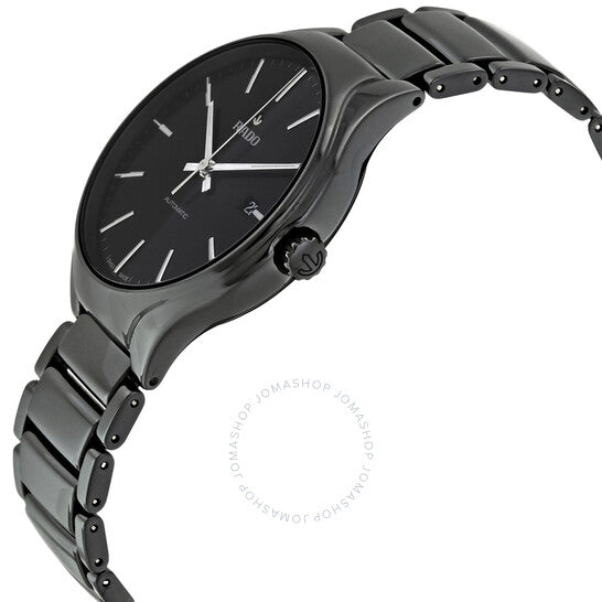Rado, True Automatic Black Dial Black Ceramic Men's Watch