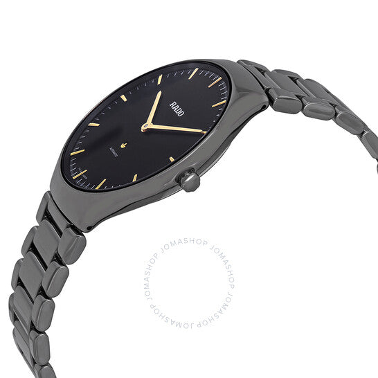 Rado, True Automatic Black Dial Gunmetal Ceramic Men's Watch