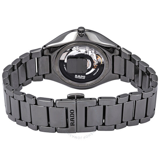 Rado, True Automatic Black Dial Gunmetal Ceramic Men's Watch