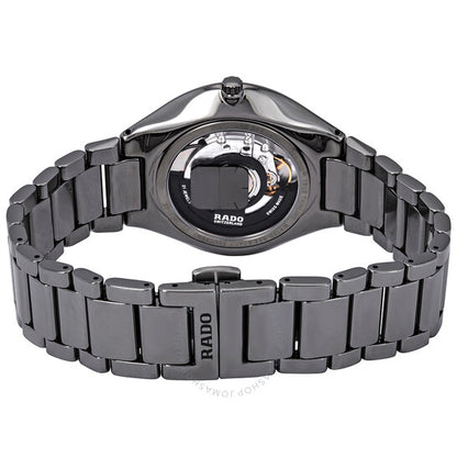 Rado, True Automatic Black Dial Gunmetal Ceramic Men's Watch