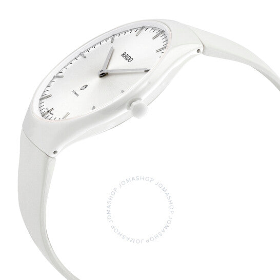 Rado, True Automatic White Ceramic Ladies Watch