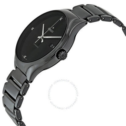 Rado, True Automatic Black Dial Black Ceramic Men's Watch