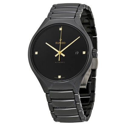 Rado, True Black Dial Black Ceramic Men's Watch