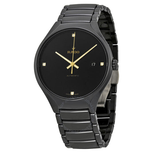 Rado, True Black Dial Black Ceramic Men's Watch