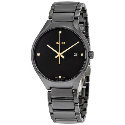Rado, True Black Dial Black Ceramic Men's Watch