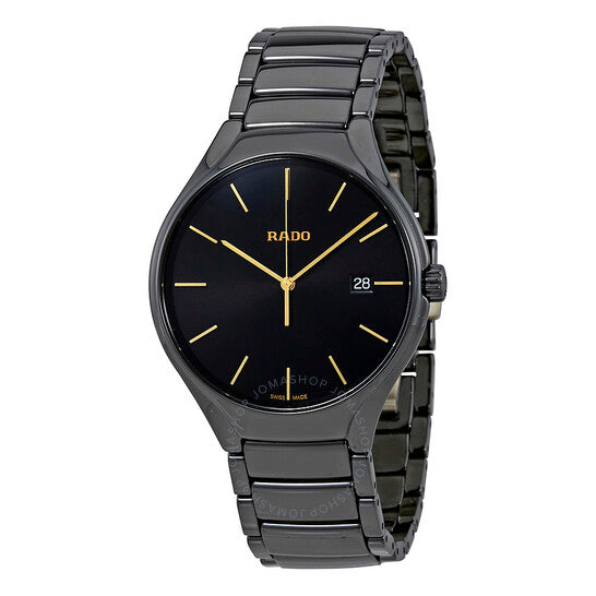 Rado, True Black Dial Ceramic Men's Watch