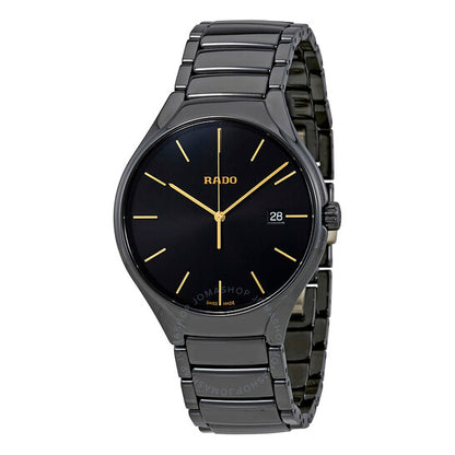 Rado, True Black Dial Ceramic Men's Watch