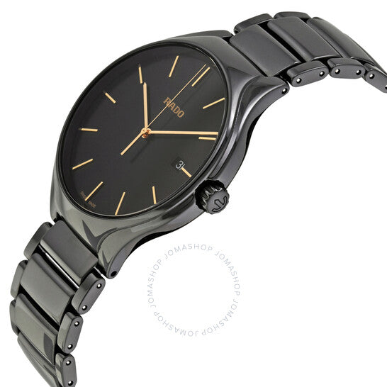 Rado, True Black Dial Ceramic Men's Watch