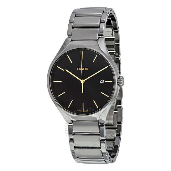 Rado, True Black Dial Ceramic Men's Watch