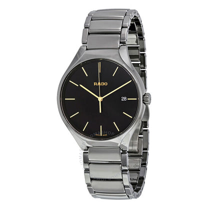 Rado, True Black Dial Ceramic Men's Watch